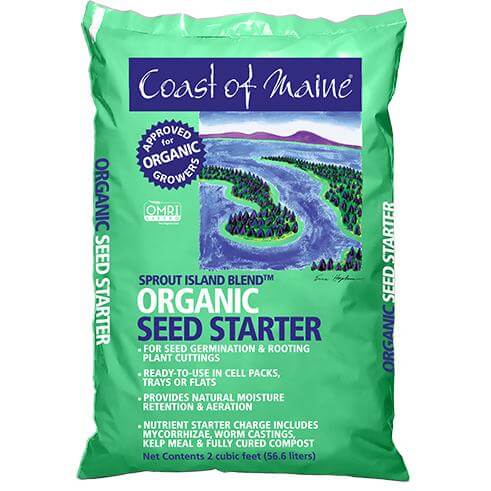 Coast of Maine Organic Seed Starter Soil 2 CF Bag - Coast of Maine - Happy Hydro
