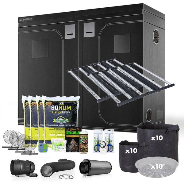 Complete Grow Tent Kit 2x Grower's Choice ROI-E680S LED 4’ x 8’ - Happy Hydro - Happy Hydro