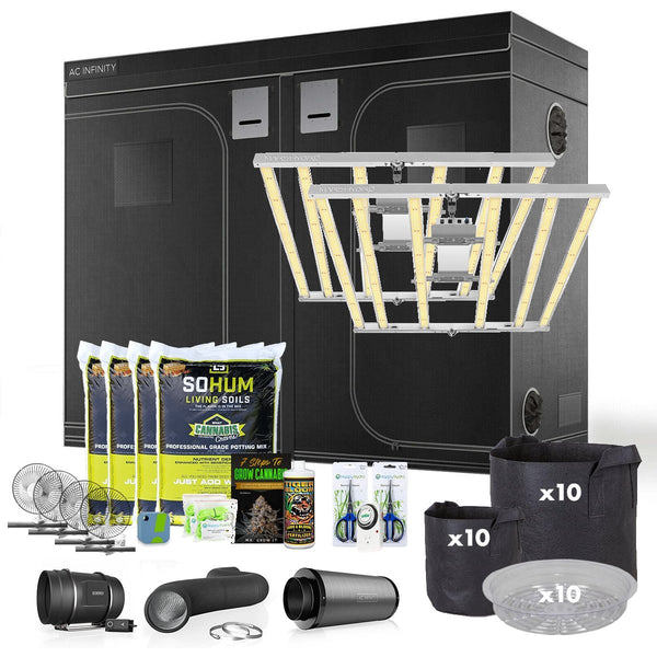 Complete Grow Tent Kit 2x Mars Hydro FC-4800 LED Lights 4’ x 8’ - Happy Hydro - Happy Hydro