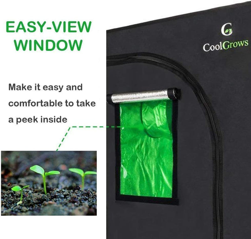 CoolGrows 2x4 Grow Tent (48"x24"x60") - CoolGrows - Happy Hydro