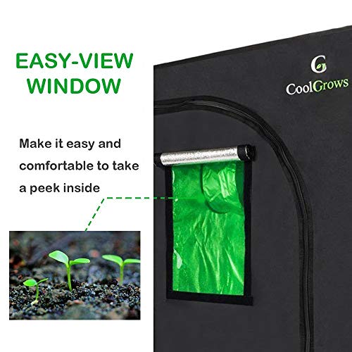 CoolGrows 3x3 Grow Tent 36"x 36" x 72" - CoolGrows - Happy Hydro