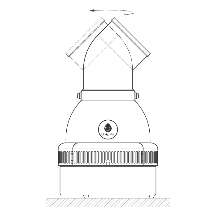 Drop Air Humidifier 200 Pints / Day Up to 2000 Sq Ft - Drop Air - Happy Hydro