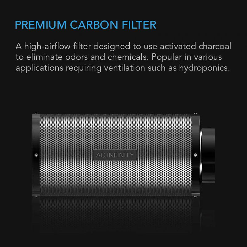AC Infinity Carbon Filter 10 Inch - AC Infinity - Happy Hydro