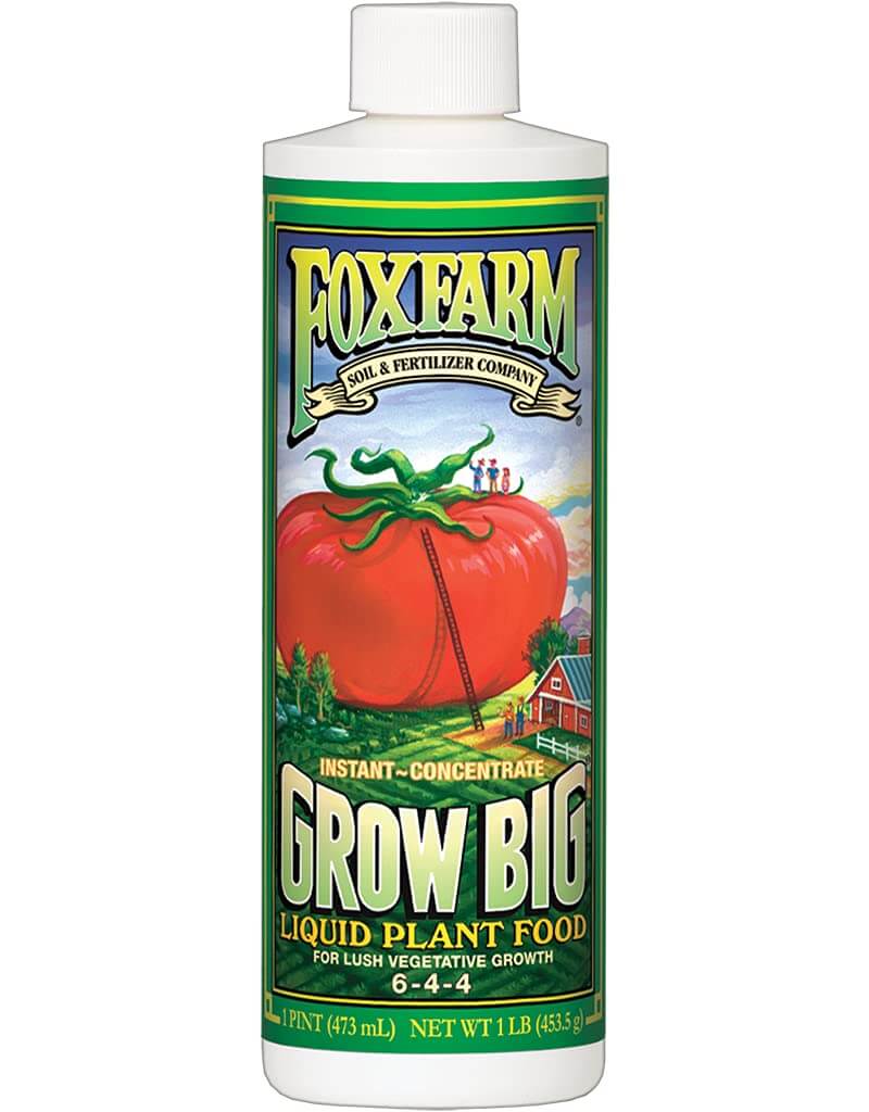 FoxFarm Grow Big® Liquid Concentrate, 1 Quart - FoxFarm - Happy Hydro