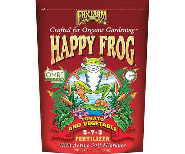 FoxFarm Happy Frog Tomato & Vegetable Fertilizer OMRI Organic 4lb Bag - FoxFarm - Happy Hydro
