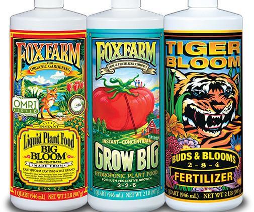 FoxFarm Nutrients Hydro Formula - Trio 3 Quarts - FoxFarm - Happy Hydro