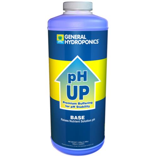 GH pH Up Liquid Quart - General Hydroponics - Happy Hydro