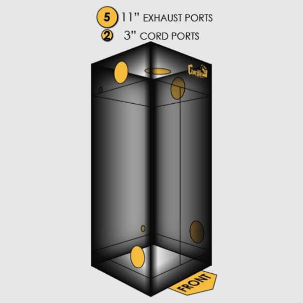 Gorilla Grow Tent 2x2.5 - Gorilla Grow Tent - Happy Hydro