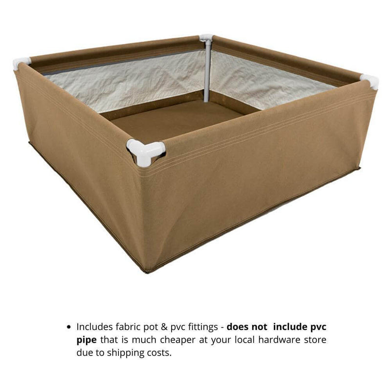 Grassroots Living Soil Fabric Beds - Emulate Nature with MoistureLock™ Technology - Grassroots Fabric Pots - Happy Hydro