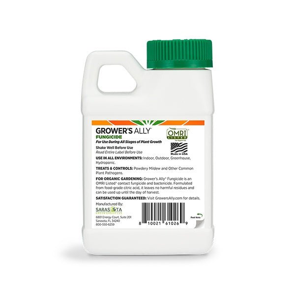 Grower's Ally Fungicide - Grower's Ally - Happy Hydro