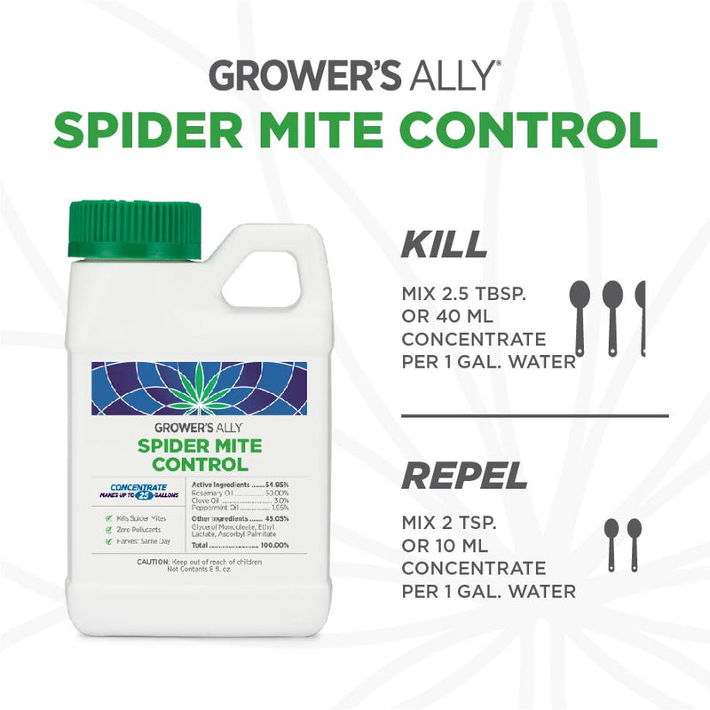 Grower's Ally Spider Mite Control - Grower's Ally - Happy Hydro