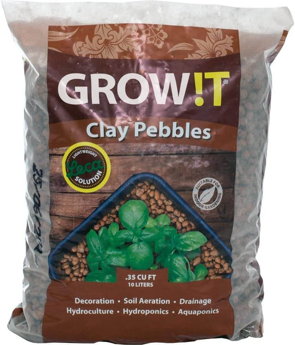 GROW!T Clay Pebbles, 10L - Grow!T - Happy Hydro