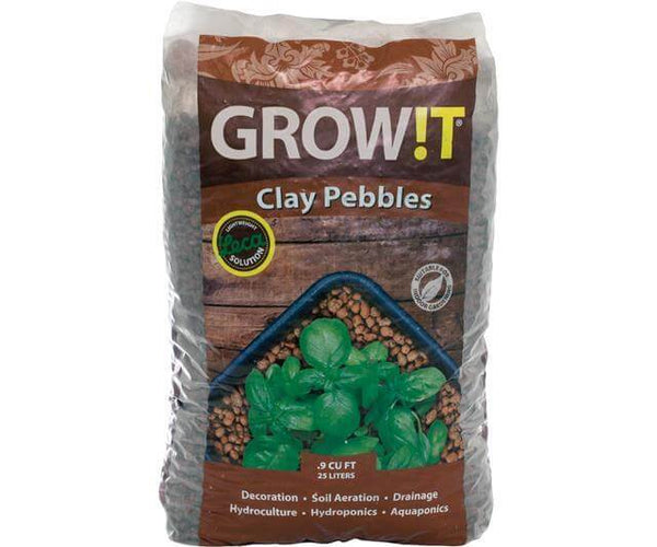 GROW!T Clay Pebbles, 25L - Grow!T - Happy Hydro
