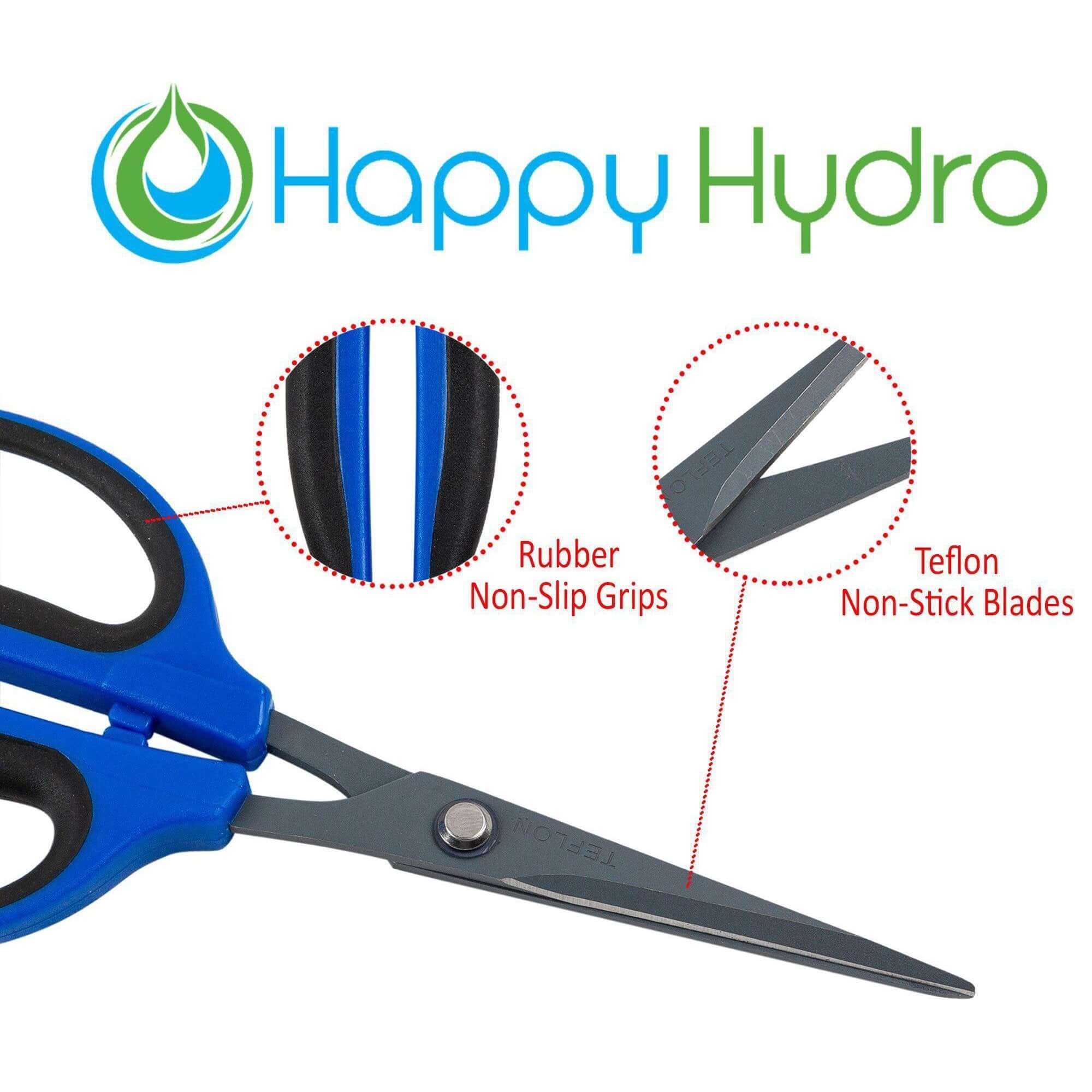 Happy Hydro 60mm Teflon Trimming Scissors - Happy Hydro Accessories - Happy Hydro