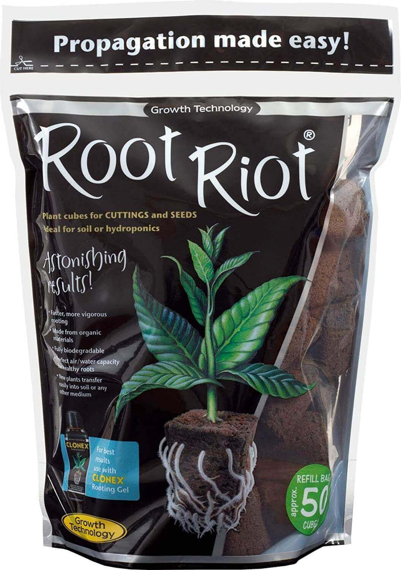 Happy Hydro Seed & Clone Propagation Kit w/ Root Riot Cubes & Clonex Gel - Happy Hydro - Happy Hydro