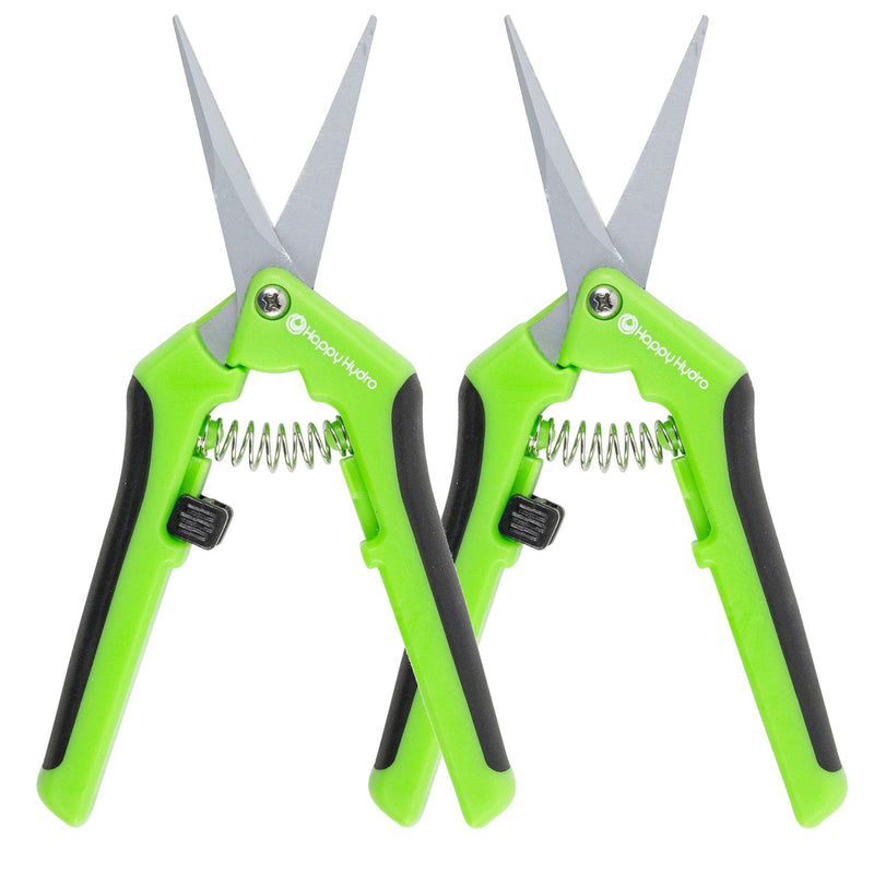 Happy Hydro Trimming Scissors w/ Straight Tip Stainless Steel Blades - Happy Hydro Accessories - Happy Hydro
