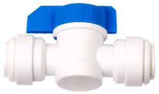 Hydro Logic 3/8 Inch QC x 3/8 Inch QC inline shut off valve - Hydro Logic - Happy Hydro