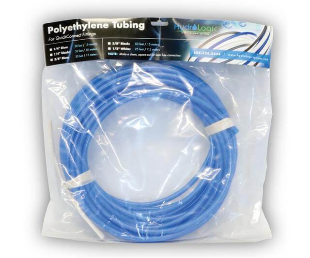 Hydro Logic 3/8 Inch Tubing, 50 feet, Blue - Hydro Logic - Happy Hydro