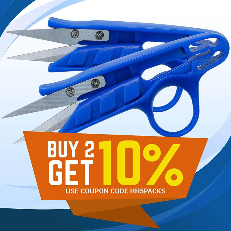 Mini Clippers - 5 Pack of Trimming Scissors for Small Plants & Bonsai Pruning - Happy Hydro Accessories - Happy Hydro