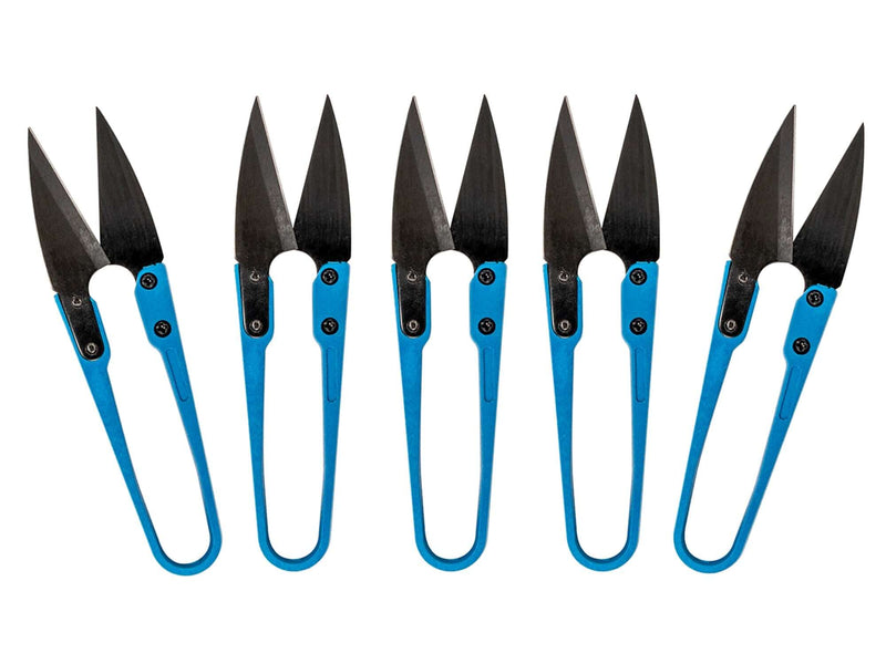 Mini Trimming Scissors- 5 Pack of Trimming Scissors for Small Plants & Bonsai Pruning - Happy Hydro Accessories - Happy Hydro