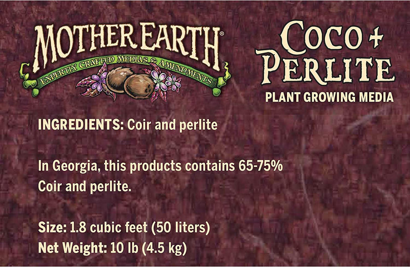 Mother Earth Coco + Perlite Mix 1.8 Cu Ft. - Mother Earth - Happy Hydro