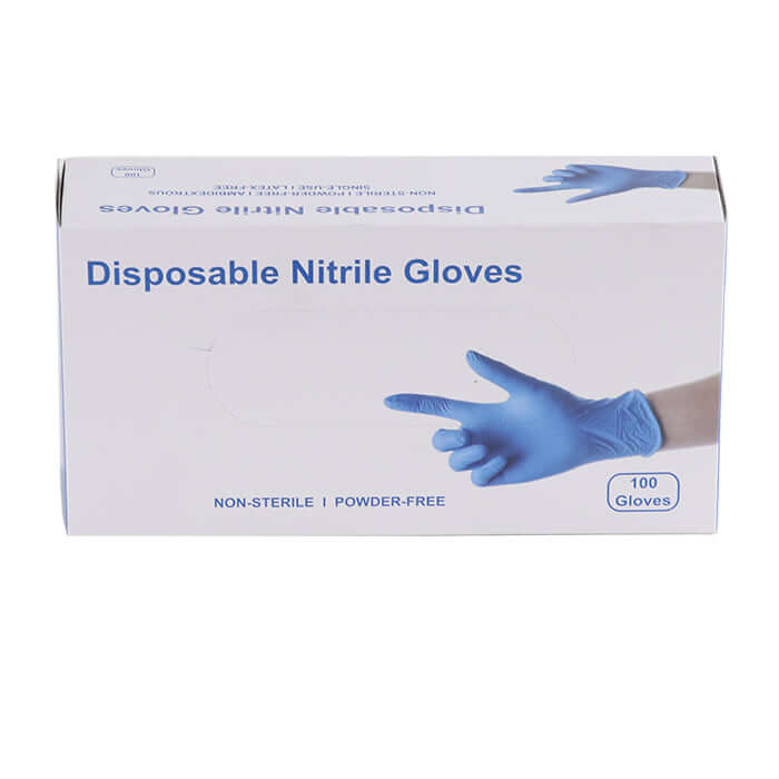 Nitrile Gloves 4mil 100 Pack - DL - Happy Hydro