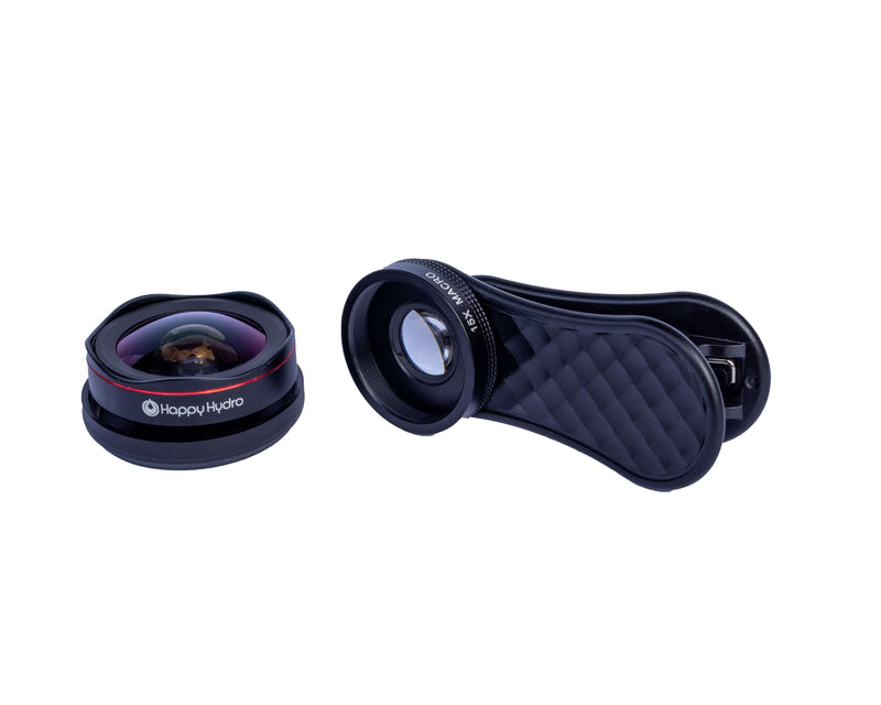 Nug Shot Clip On Macro Lens Kit Macro & Wide-Angle Lens! - Happy Hydro Accessories - Happy Hydro