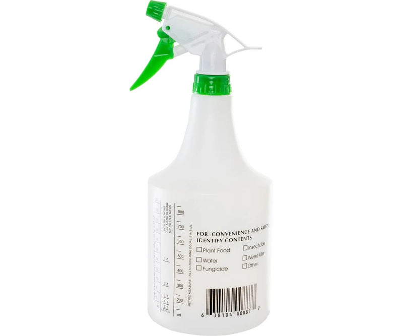 Plastic Spray Bottle 1 Quart - HydroFarm - Happy Hydro