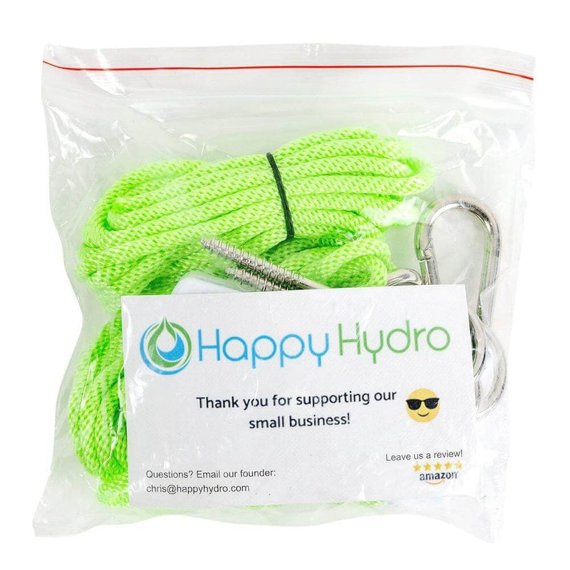 Ratcheting Light & Equipment Hangers - 1 Pair - Happy Hydro Accessories - Happy Hydro
