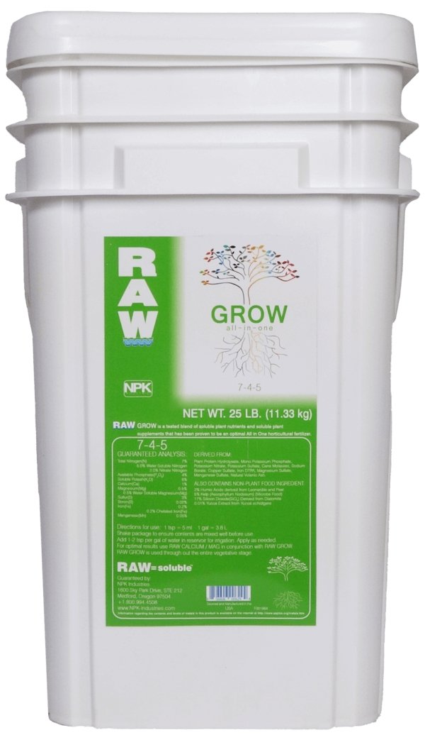 RAW GROW All-in-one - NPK Industries - Happy Hydro