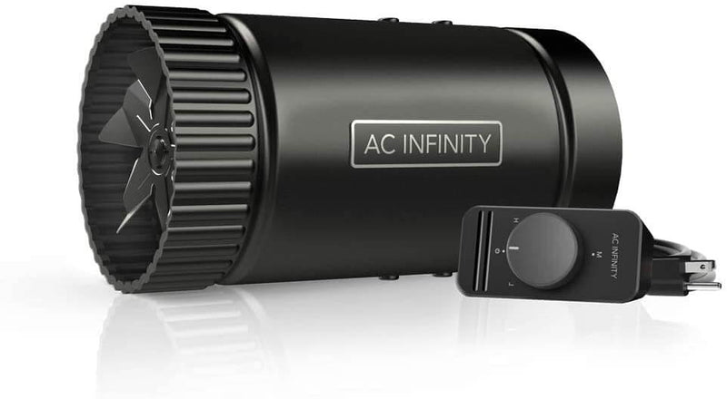 AC Infinity Raxial S4, 4 Inch Duct Booster Fan - AC Infinity - Happy Hydro