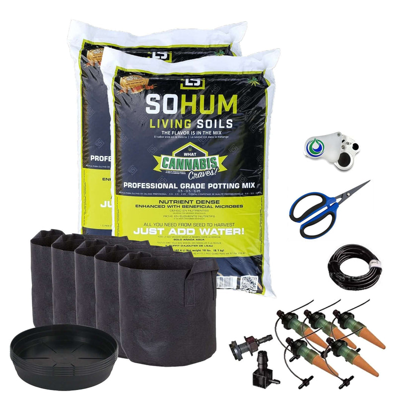 Sohum Living Soil Kit with Automatic Watering System - Sohum - Happy Hydro
