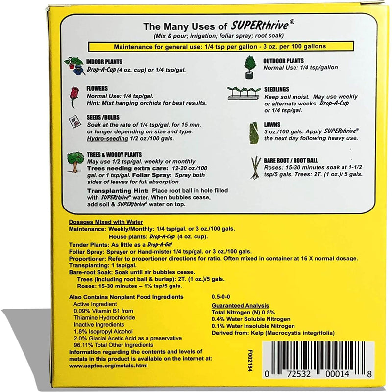 SUPERthrive Vitamin Nutrient Supplement 4 oz - SUPERthrive - Happy Hydro