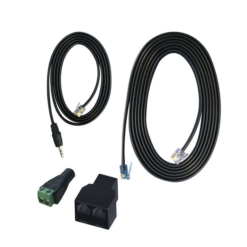 TrolMaster Hydro-X RJ12 to 3.5 Jack Extension Cable Set ECS-2 - TrolMaster - Happy Hydro