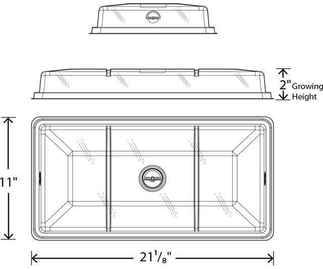 Vented Humidity Dome 2 Inch (5-Pack) - HydroFarm - Happy Hydro